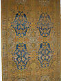 'Polonaise' Carpet, Cotton (warp and weft), silk (weft and pile), metal wrapped thread; asymmetrically knotted pile, brocaded