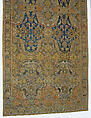 'Polonaise' Carpet, Cotton (warp and weft), silk (weft and pile), metal wrapped thread; asymmetrically knotted pile, brocaded