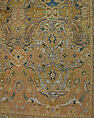 'Polonaise' Carpet, Cotton (warp and weft), silk (weft and pile), metal wrapped thread; asymmetrically knotted pile, brocaded
