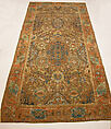 The "Doria" Carpet, Silk (warp, weft, and pile), metal wrapped thread; asymmetrically knotted pile, brocaded