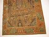 The "Doria" Carpet, Silk (warp, weft, and pile), metal wrapped thread; asymmetrically knotted pile, brocaded