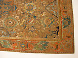 The "Doria" Carpet, Silk (warp, weft, and pile), metal wrapped thread; asymmetrically knotted pile, brocaded