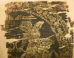 Textile Fragment with Hunting Scene, Silk; samite