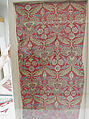 Rectangular Silk Fragment, Silk, metal wrapped thread; lampas (kemha)