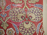 Rectangular Silk Fragment, Silk, metal wrapped thread; lampas (kemha)