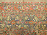 Shawl (Chaddar), Silk and metal wrapped thread