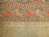 Shawl (Chaddar), Silk and metal wrapped thread