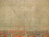 Shawl (Chaddar), Silk and metal wrapped thread