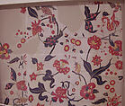 Bed Cover or Wall Hanging, Cotton, silk; plain weave, embroidered, originally quilted