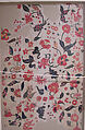 Bed Cover or Wall Hanging, Cotton, silk; plain weave, embroidered, originally quilted
