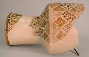 Fragmentary Ewer with Polychrome Luster Decoration, Earthenware; polychrome luster-painted on opaque white glaze
