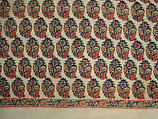 Shawl, Wool; twill weave and double interlocking twill tapestry weave
