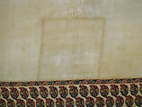 Shawl, Wool; twill weave and double interlocking twill tapestry weave