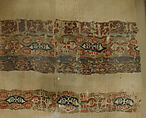 Tiraz Fragment, Linen and silk