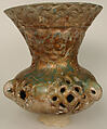 Mosque Lamp, Earthenware; glazed