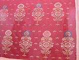 Floral Brocade, Silk, metal wrapped thread; lampas