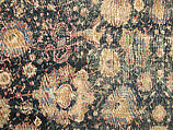 Carpet, Cotton (warp and weft), wool (pile); asymmetrically knotted pile