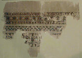 Textile Fragment, Linen and silk