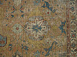 Carpet, Cotton (warp and weft), wool (pile); asymmetrically knotted pile