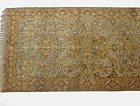 Carpet, Silk, metal wrapped thread