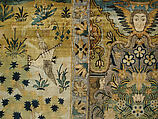 Pictorial Carpet, Silk (warp, weft, and pile), metal wrapped thread; asymmetrically knotted pile, brocaded
