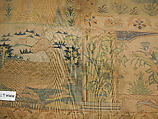 Pictorial Carpet, Silk (warp, weft, and pile), metal wrapped thread; asymmetrically knotted pile, brocaded