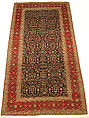 Millefleur Carpet with a Flower-and-Trellis Pattern, Cotton (warp and weft), wool (pile); asymmetrically knotted pile