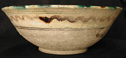 Bowl, Earthenware; painted and glazed