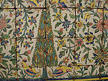 Tile Panel, Stonepaste; painted and glazed