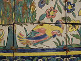 Tile Panel, Stonepaste; painted and glazed