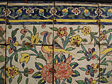 Tile Panel, Stonepaste; painted and glazed