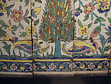 Tile Panel, Stonepaste; painted and glazed