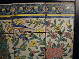 Tile Panel, Stonepaste; painted and glazed