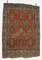 'Chessboard' Carpet, Animal hair (warp and pile), wool (weft); asymmetrically knotted pile
