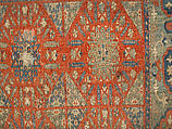 'Chessboard' Carpet, Animal hair (warp and pile), wool (weft); asymmetrically knotted pile