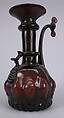 Ewer, Glass; mold blown with applied decoration