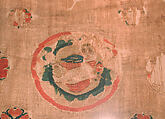 Fragment from a Coptic Hanging, Linen, wool; plain weave, tapestry-weave