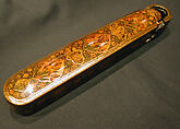 Pen Box with Architectural Cartouches, &#39;Ali Ashraf (Iranian), Papier-maché; painted, sprinkled with mica, and lacquered