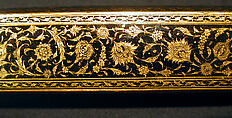 Pen Box (Qalamdan), Papier-maché; painted, gilded, and lacquered