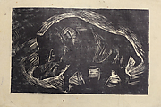 Woodblock print, Krishna Reddy  American, born India, Woodblock print