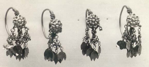 Earring, One of a Set of Four by an unrecorded maker, The Metropolitan Museum of Art