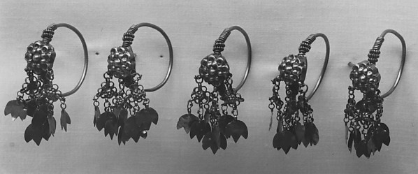 Earring, One of a Set of Five by an unrecorded maker, The Metropolitan Museum of Art