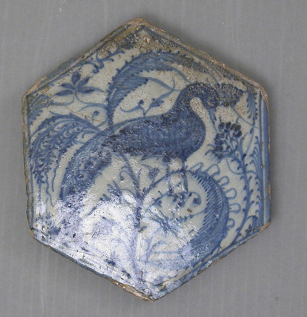 Hexagonal Tile by an unrecorded maker, The Metropolitan Museum of Art