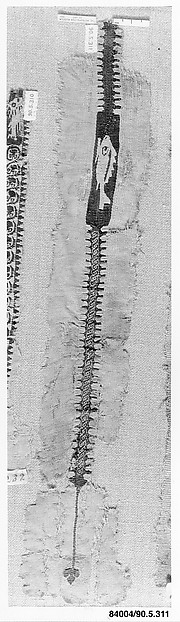 Fragment if a Tunic with a Fish Motif Shoulder Band by an unrecorded maker, The Metropolitan Museum of Art