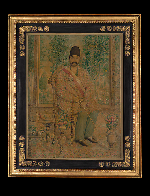 Portrait of Mirza 'Ali Asghar Khan (Amin al-Mulk, Amin al-Sultan, Atabeg-i Azam)