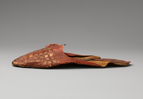 Leather Shoe with Gilded Decoration by an unrecorded maker, The Metropolitan Museum of Art