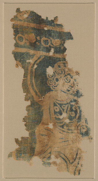 Fragment of a Hanging with Haloed Figure