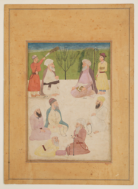 Portrait of Mian Mir and Mulla Shah