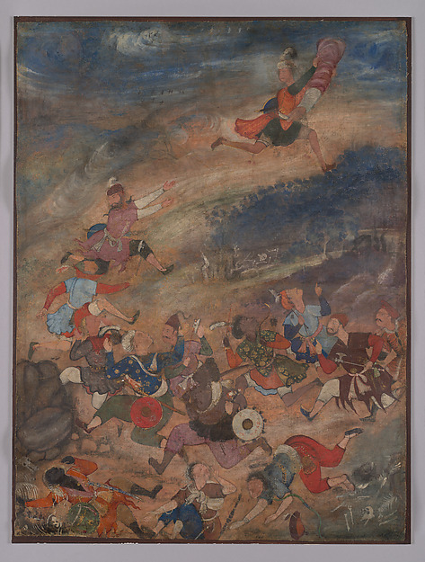 "Khwaja Umar Saved from Pursuers," Folio from the Hamzanama (The Adventures of Hamza)