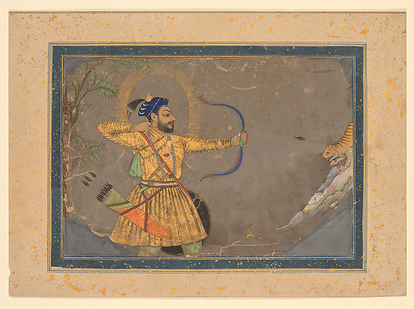 Sultan ‘Ali ‘Adil Shah II Slays a Tiger